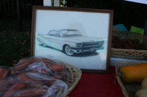 A classic Cadillac by Rick Gorden. That's a '59 Cadillac by Rick Gorden.