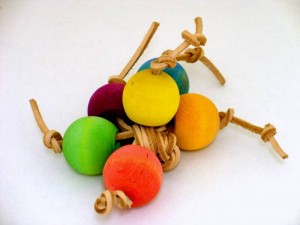 Gum Balls is a bird foot toy available from A Unique Idea.