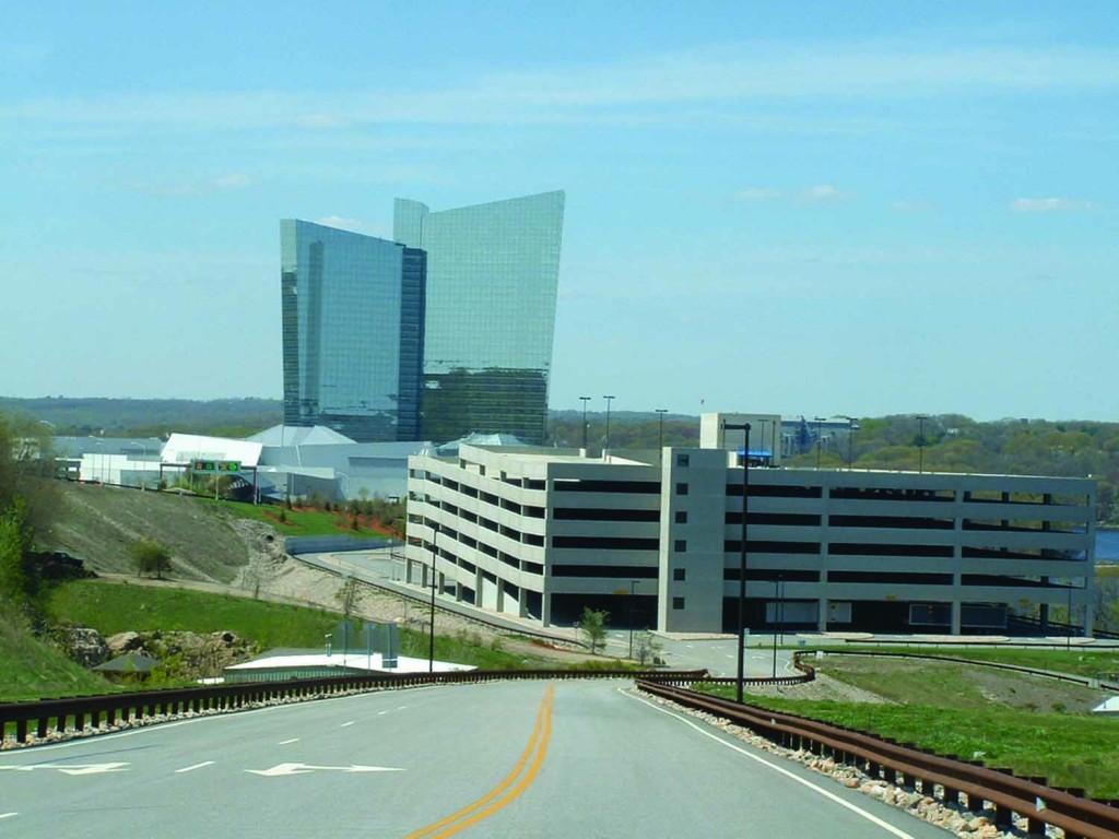 Mohegan gaming, hotel,  amenities form a town-like campus in Connecticut.